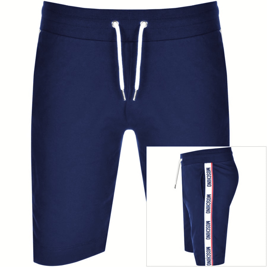 Alternative Image for ProductMoschino Logo Shorts Navy1